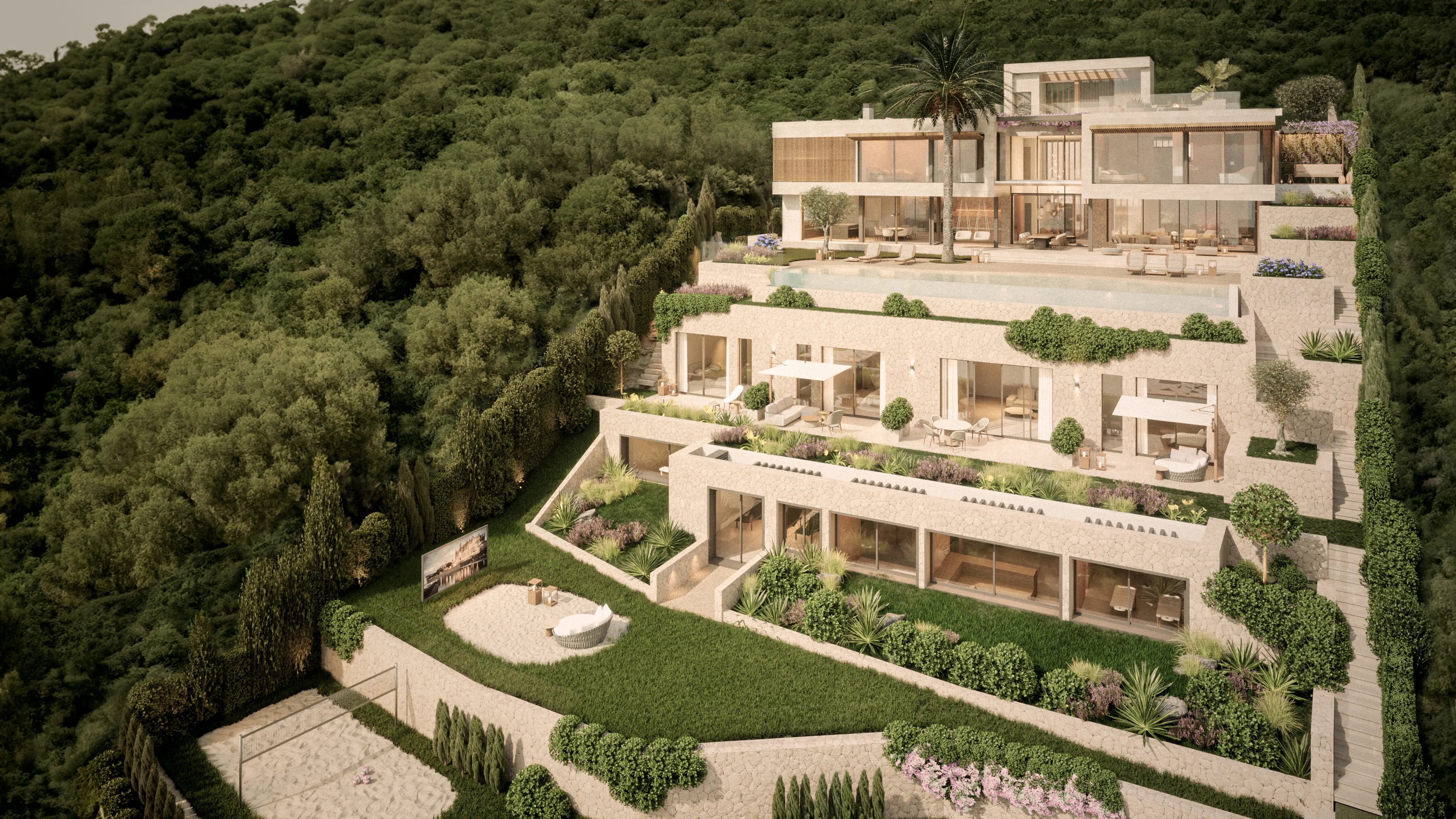 Terreno edificabile con progetto e scavo in posizione privilegiata con vista sul porto e sul mare-2