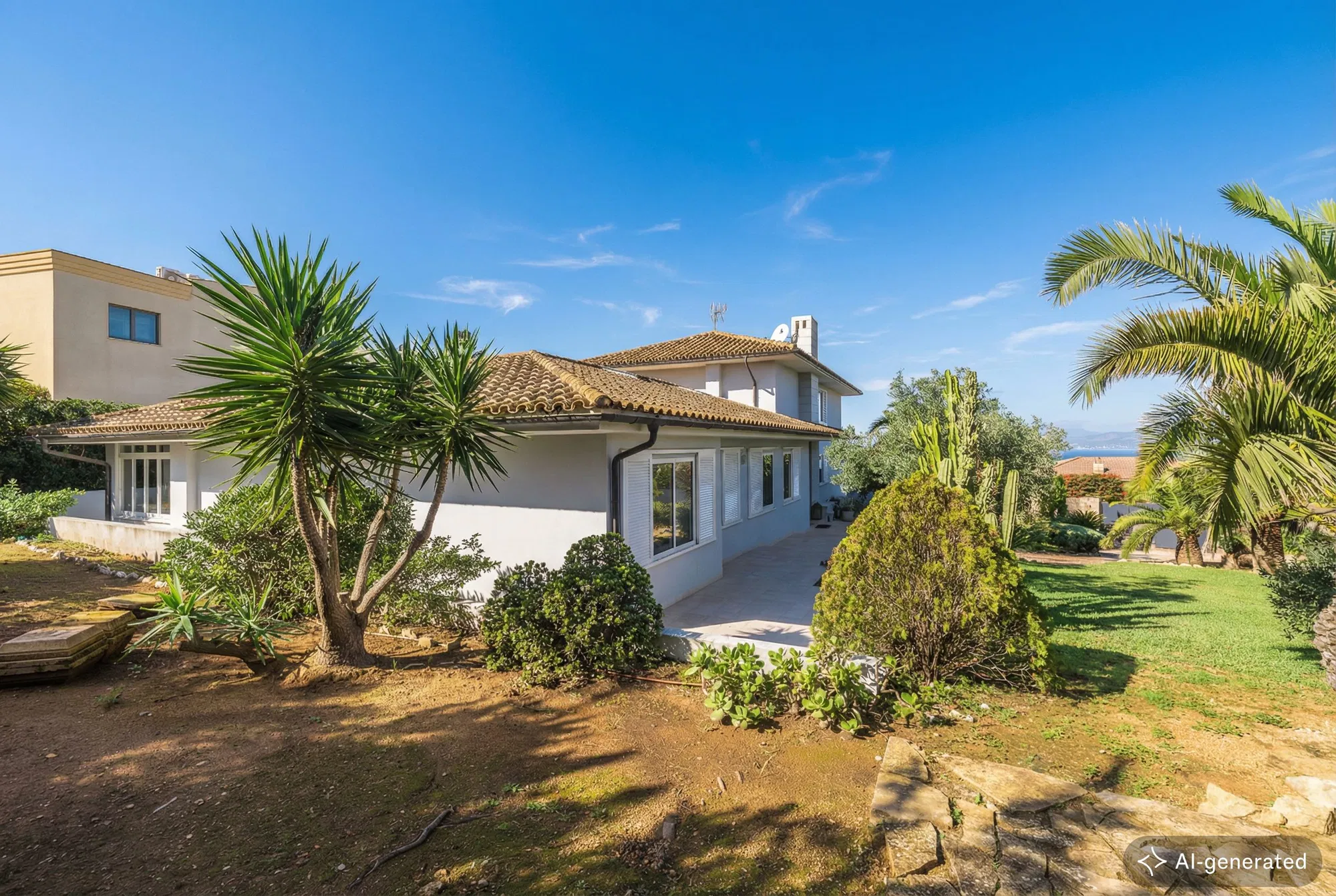 Villa di charme con fantastica vista sul mare-15