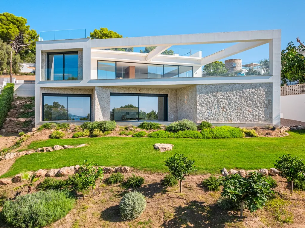 Nieuwbouw met uitzicht op zee en tuin-1