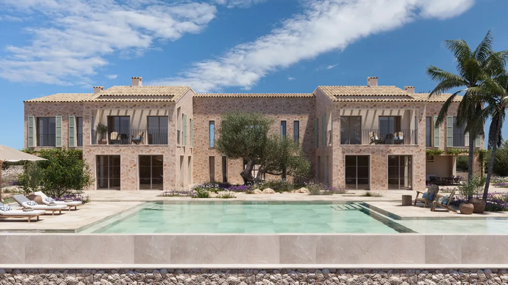 Elegant natural stone finca with sea views-1