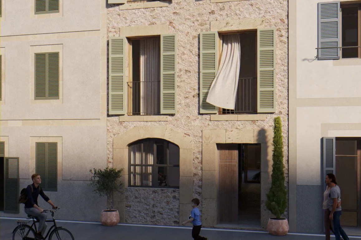 Townhouse with elevator and pool - Mediterranean retreat with approved renovation project-11