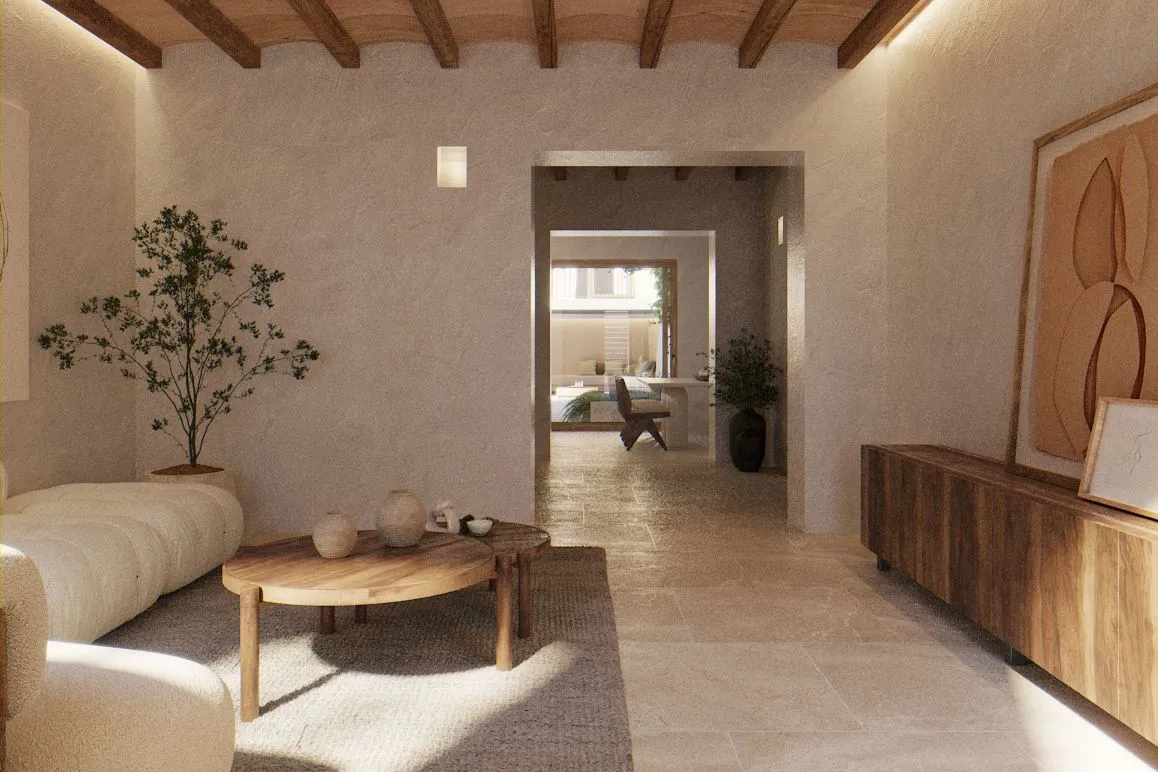 Casa urbana con ascensor y piscina - refugio mediterráneo con proyecto de reforma aprobado-7