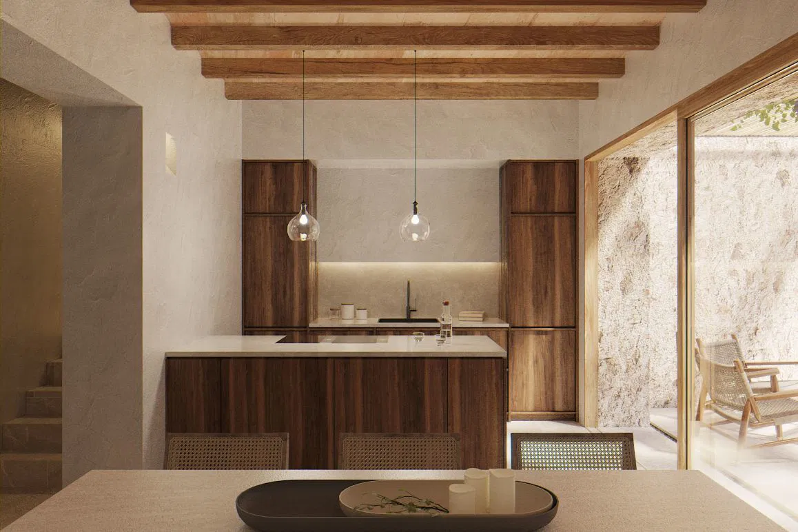 Townhouse with elevator and pool - Mediterranean retreat with approved renovation project-6