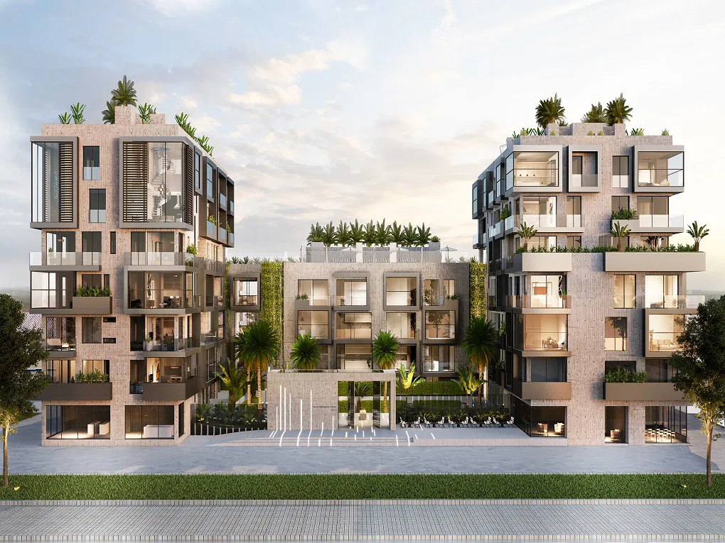 Luxury apartment with communal pool and spa in a modern residential complex-10