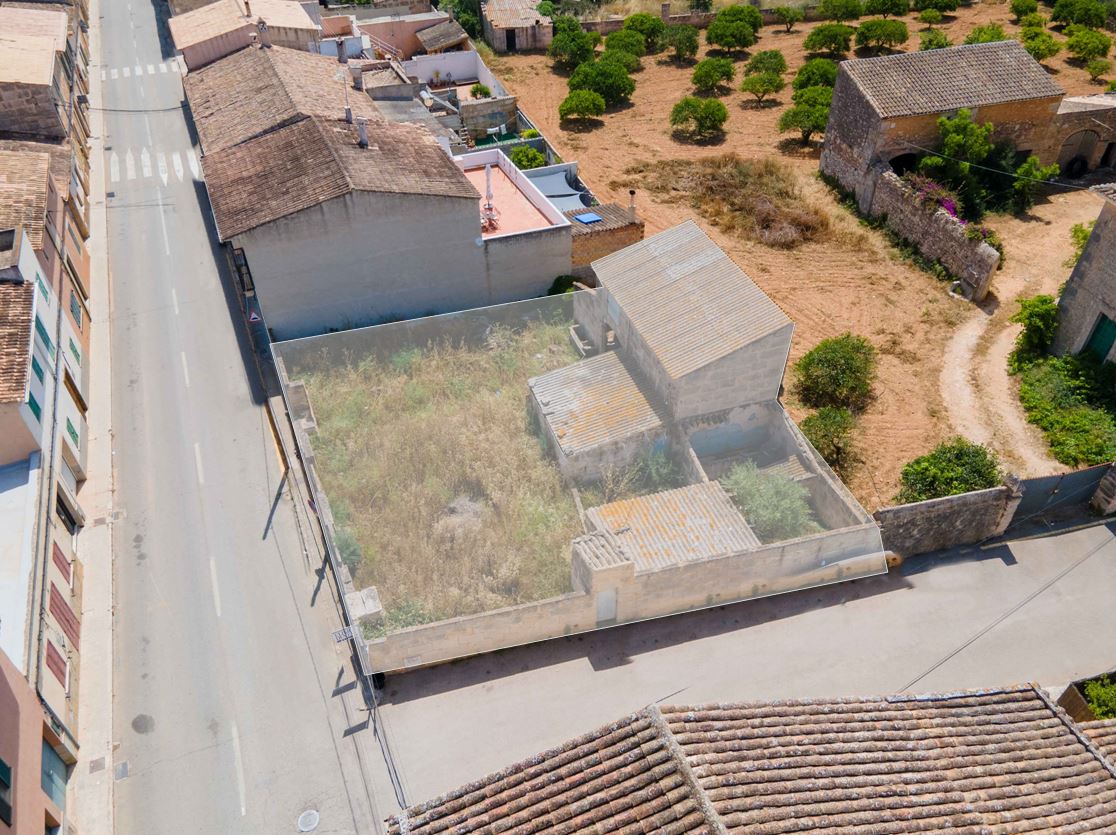 Parcel·la urbana amb plànols a Ses Salines-2