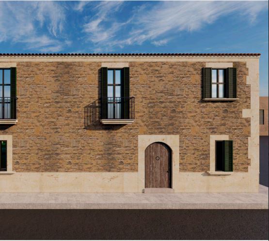 Parcel·la urbana amb plànols a Ses Salines-12