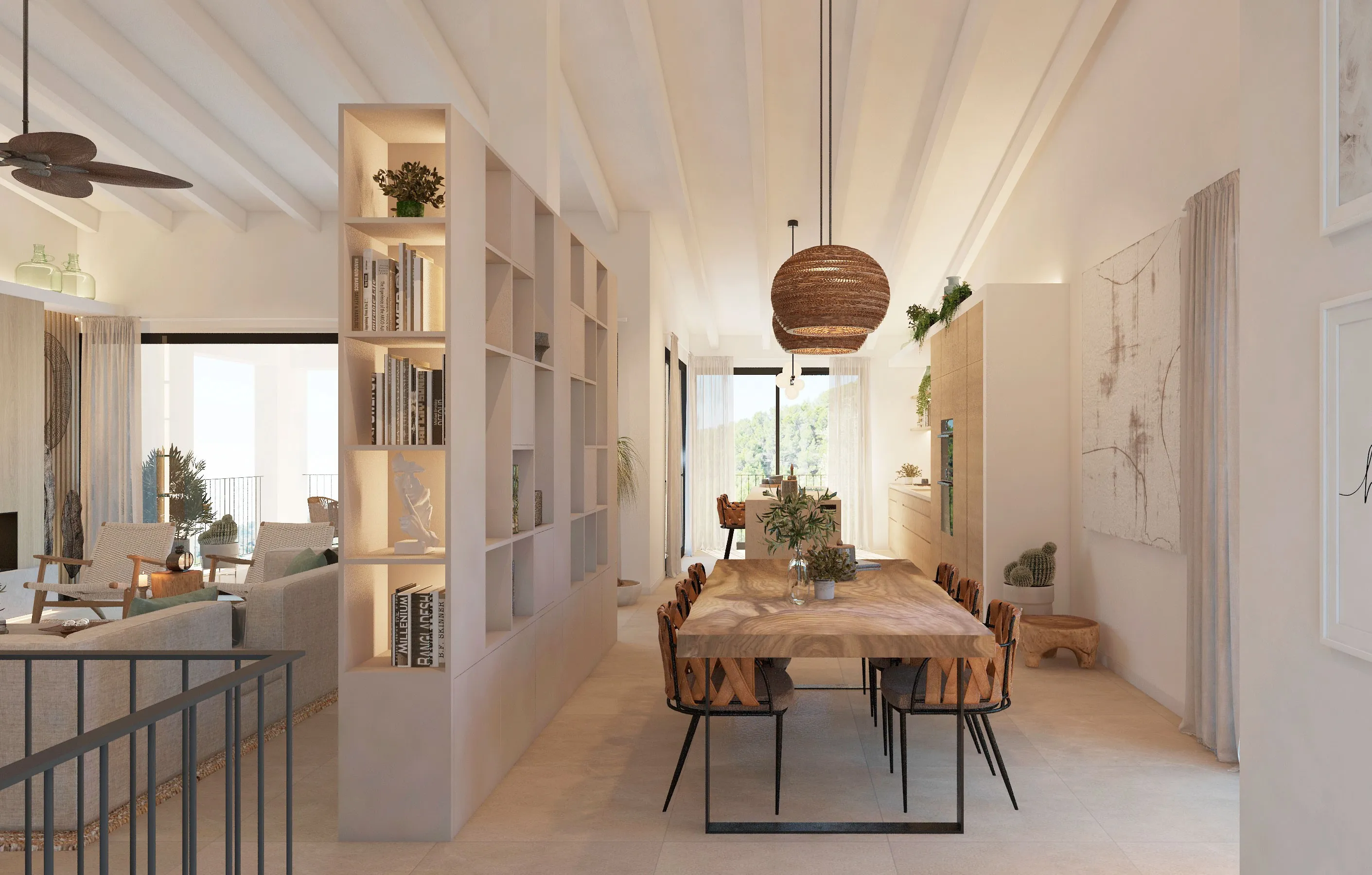 Modern newly built villa with spectacular views in Alaró-5