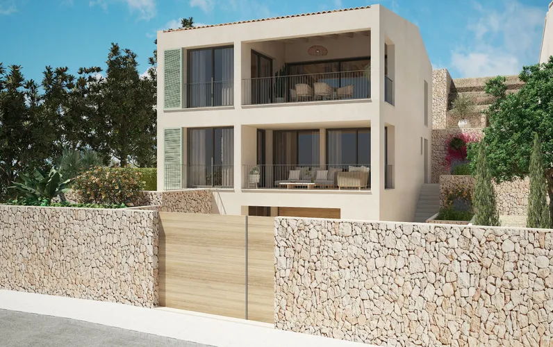 Modern nybyggd villa med spektakulär utsikt i Alaro