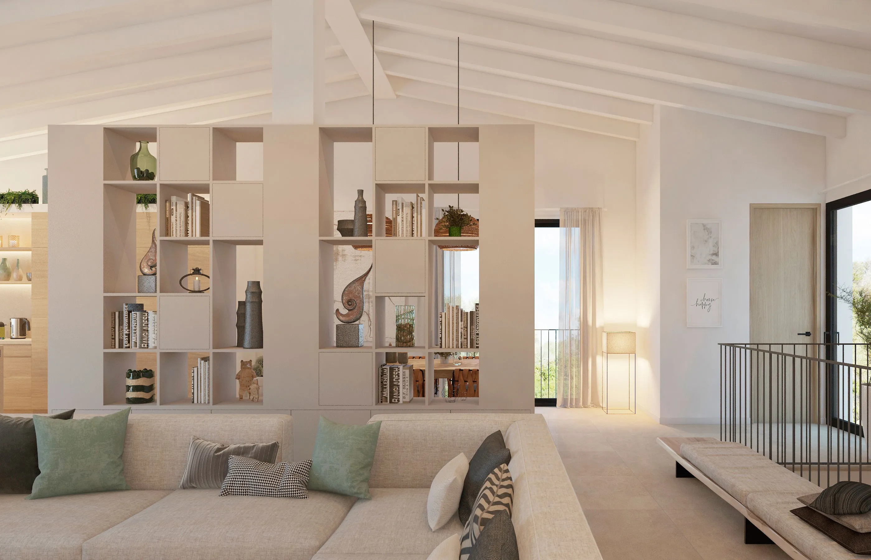 Modern newly built villa with spectacular views in Alaró-4