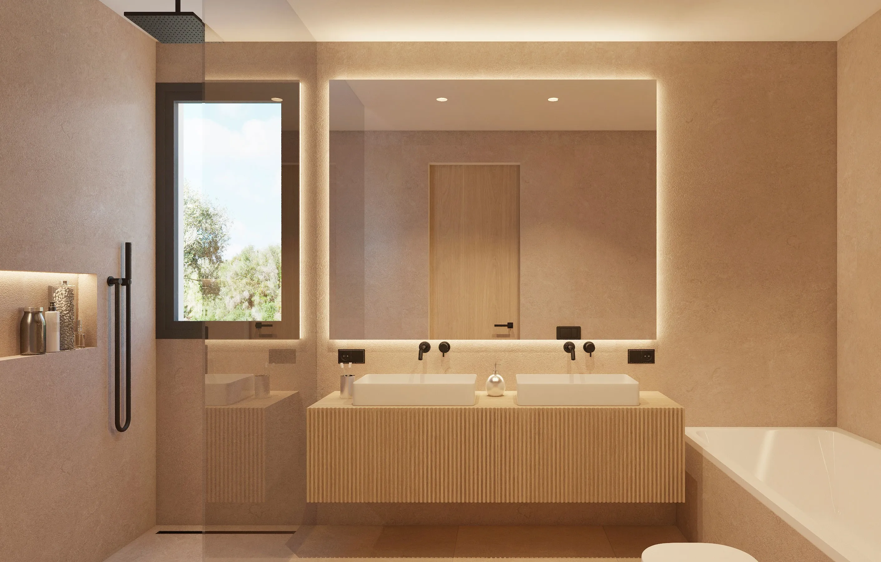 Modern newly built villa with spectacular views in Alaró-10