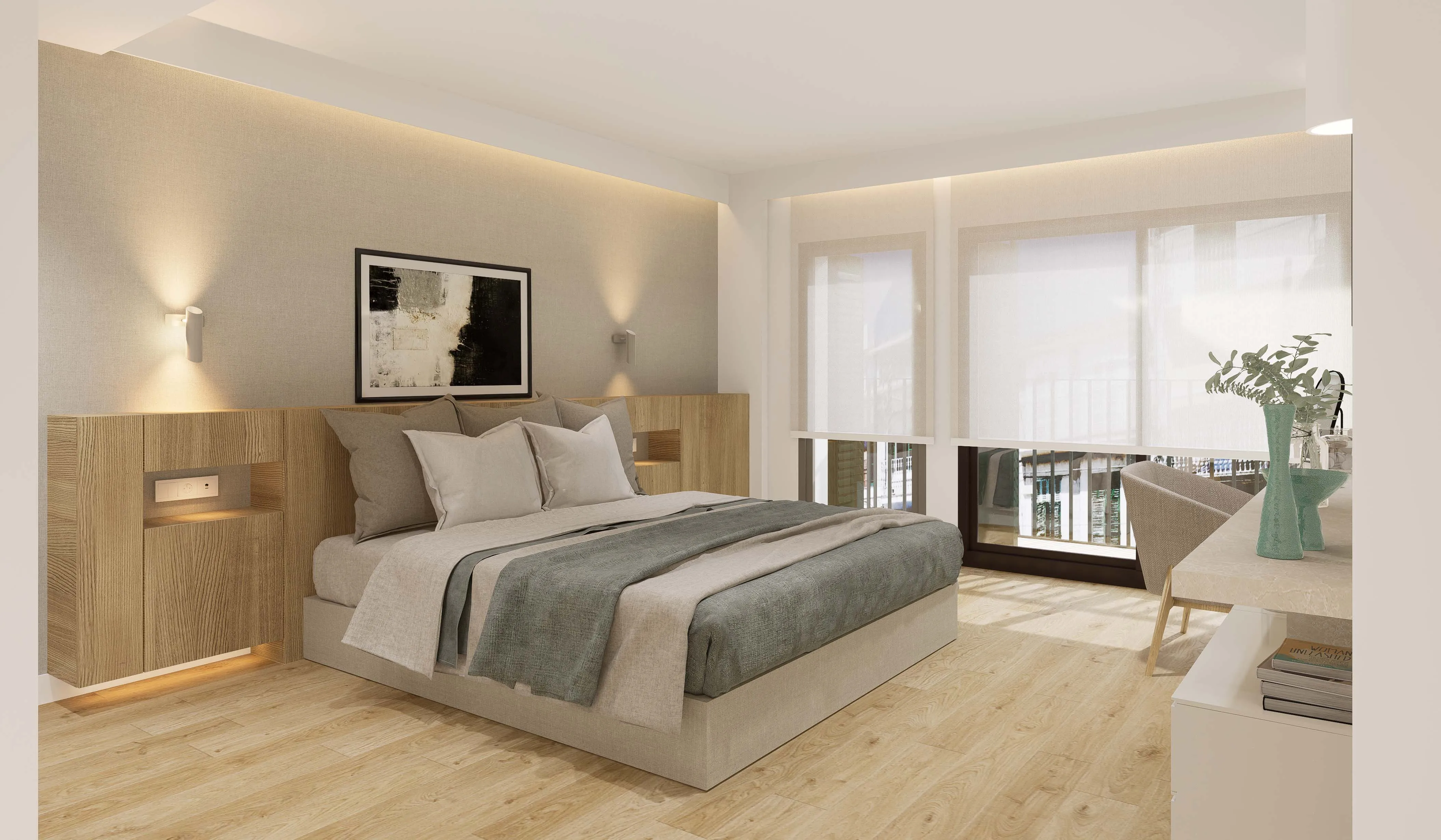 Ekskluzywne, nowo wybudowane mieszkanie w doskonałej lokalizacji w Port Sóller-14