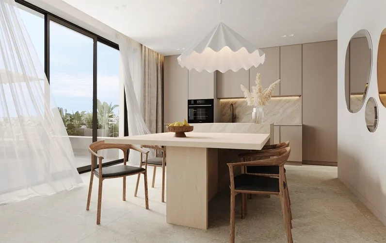 Einzigartiges Designerduplex in neuem Bauprojekt