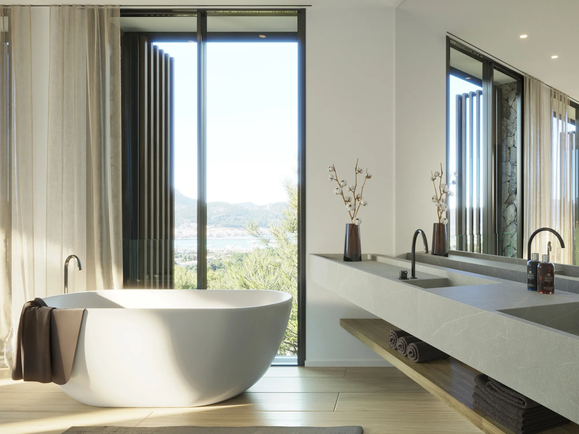 Fantastica residenza con vista e piscina-7
