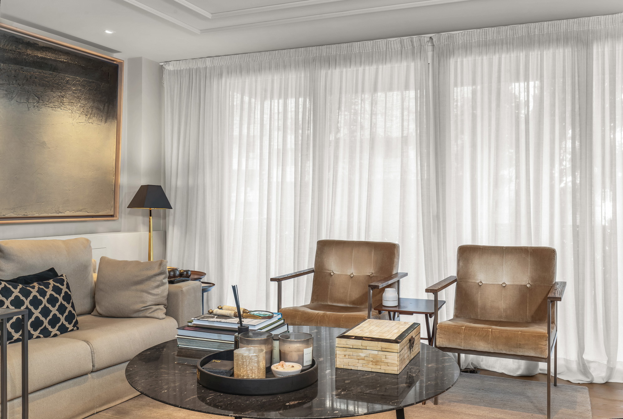 Spacious and elegant apartment with designer furniture in an exclusive building on the Paseo Maritimo-6