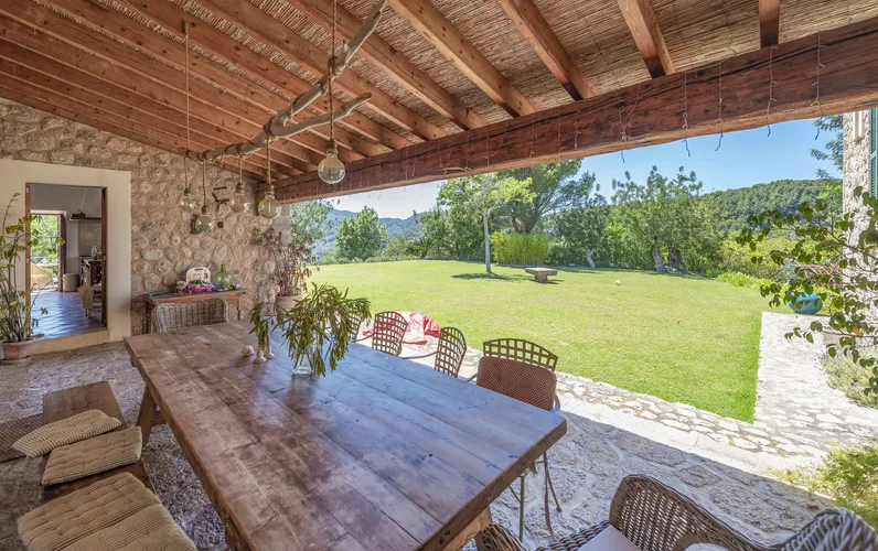 Incantevole casa di campagna con vista su Sóller e sulle montagne