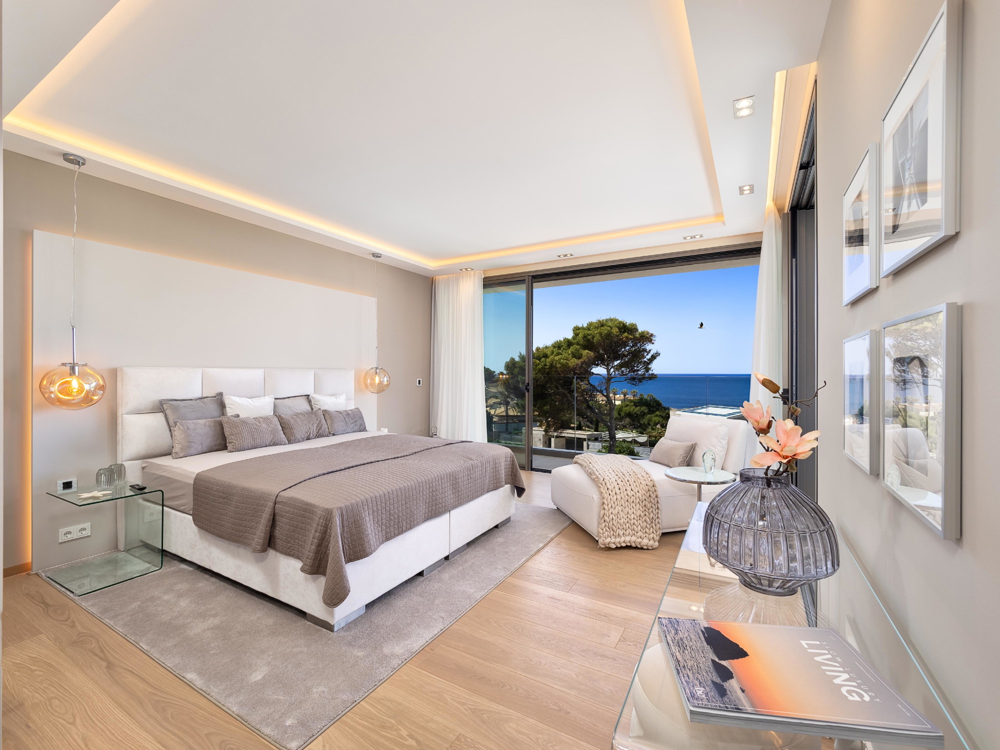 Hermosa Villa Moderna con Vistas Panorámicas al Mar en Nova Santa Ponsa-7