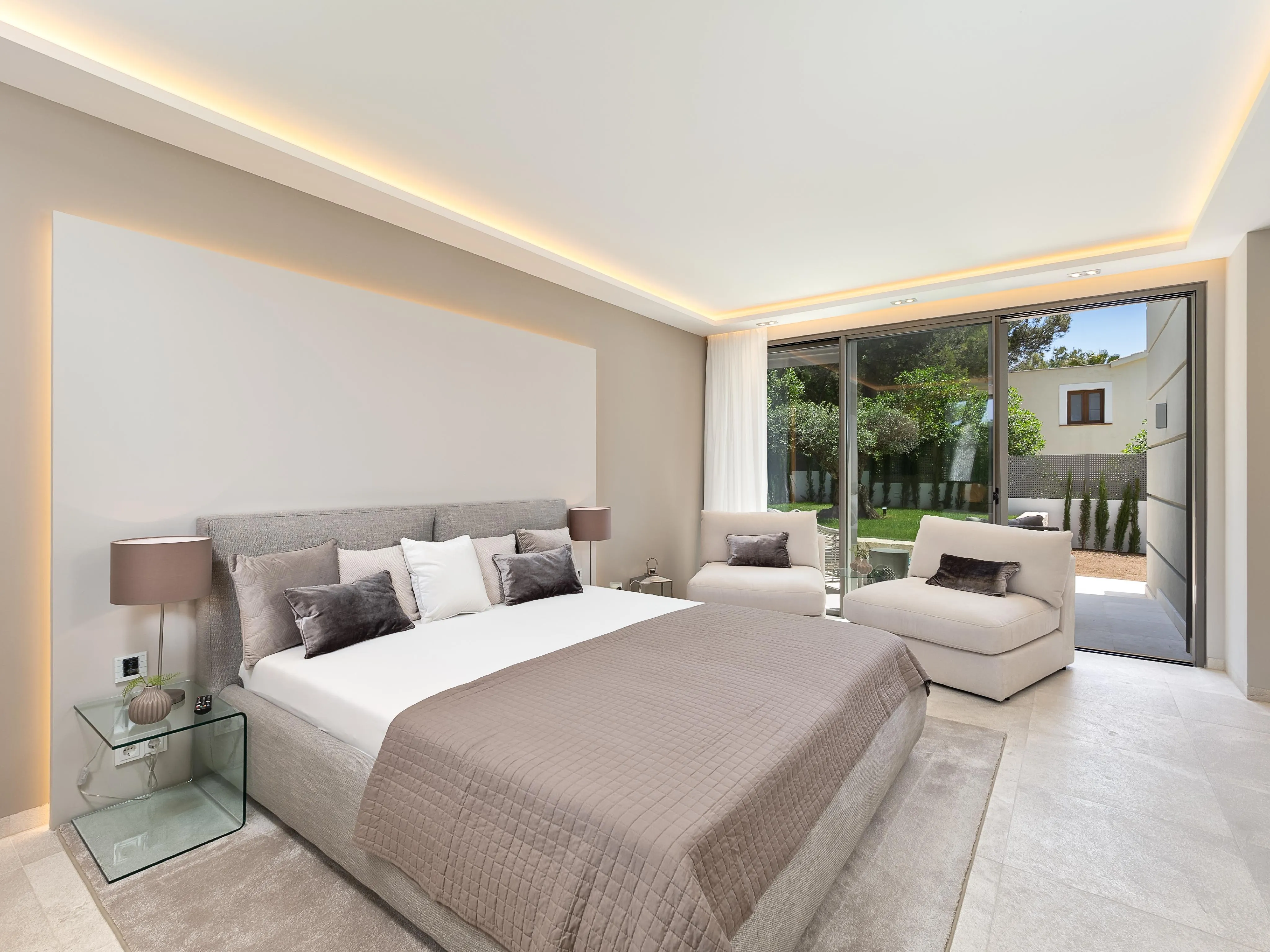 Smuk moderne villa med panoramaudsigt over havet i Nova Santa Ponsa-6