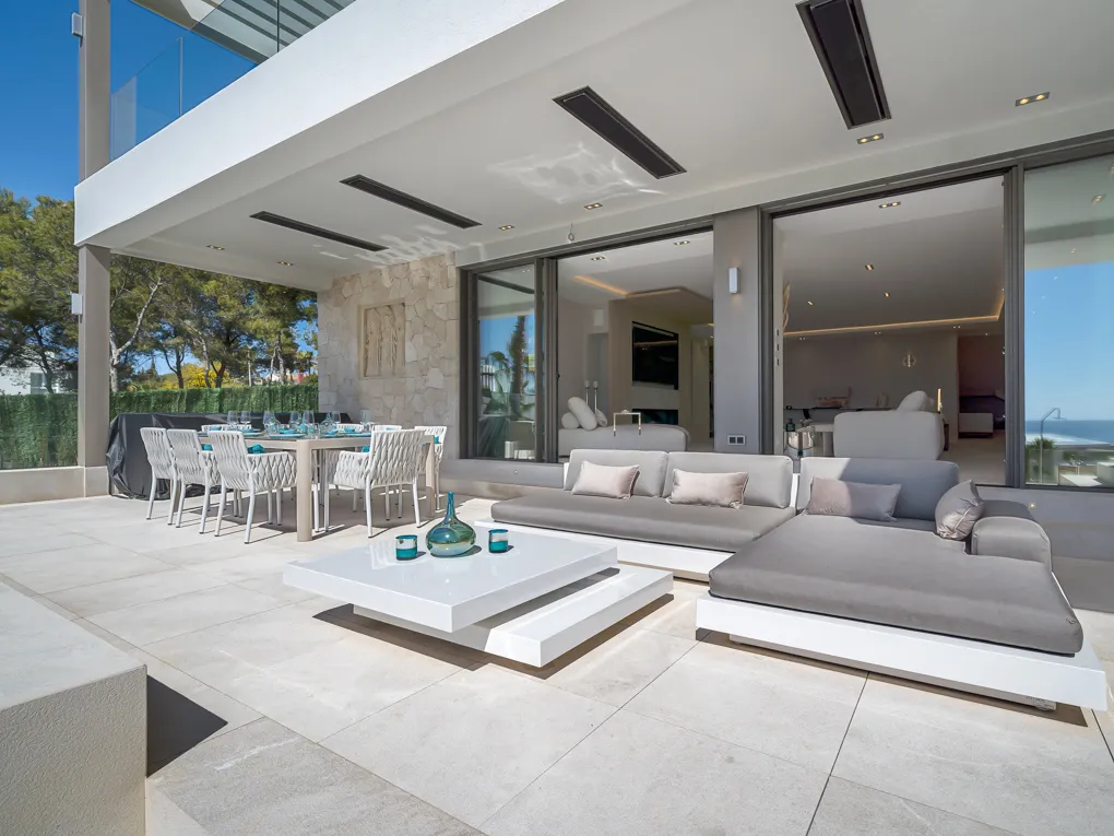 Smuk moderne villa med panoramaudsigt over havet i Nova Santa Ponsa-5