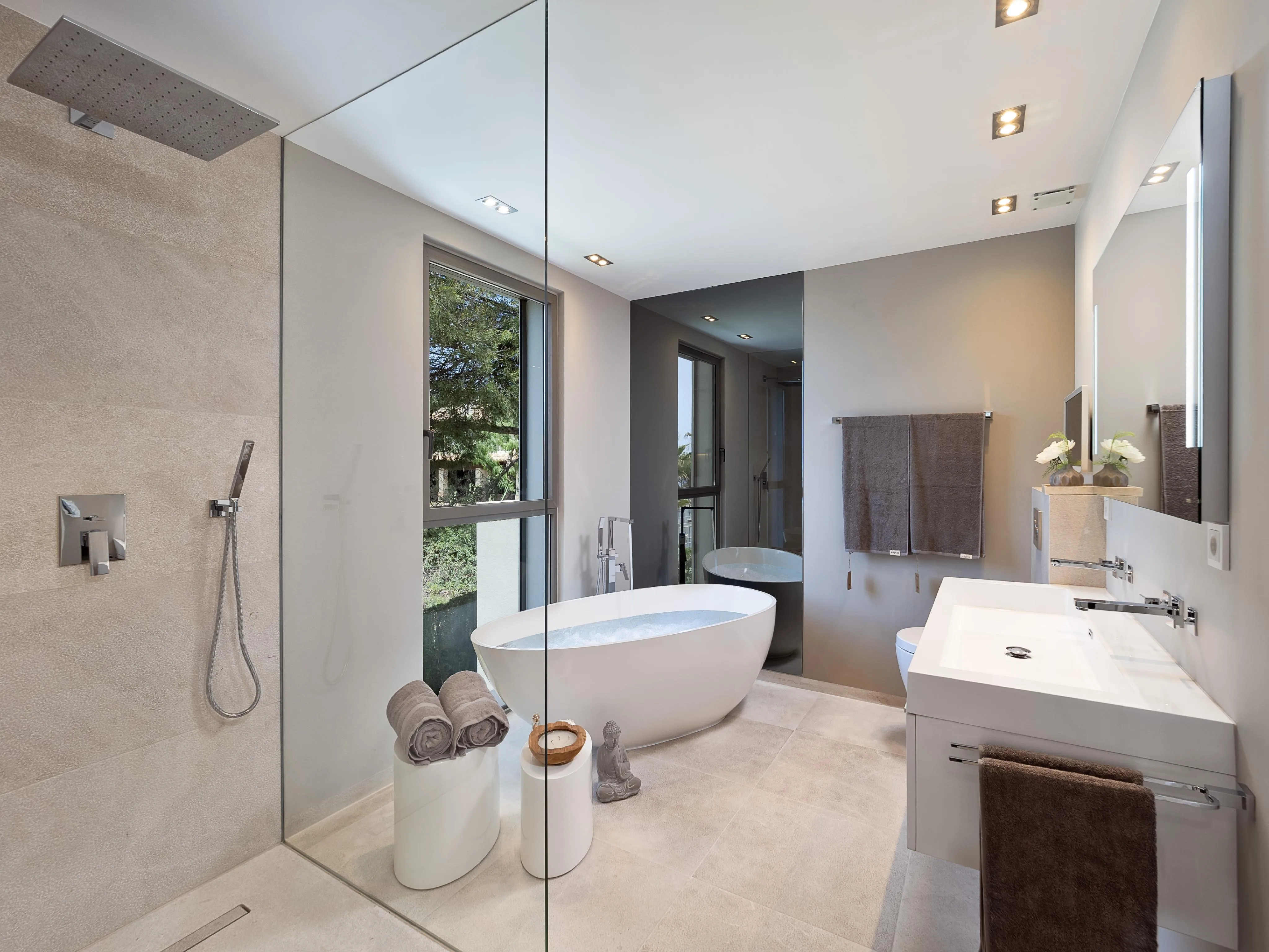 Beautiful modern villa with panoramic sea views in Nova Santa Ponsa-8