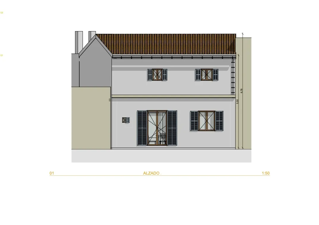 Casa de pueblo con proyecto de ampliación aprobado-5