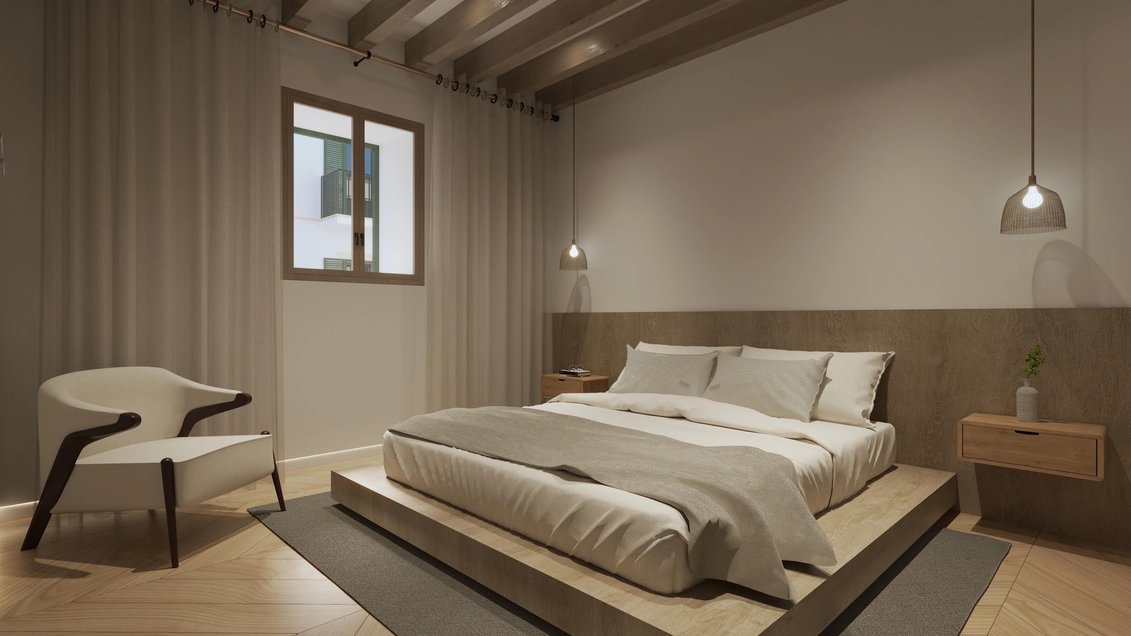 Odnowiona kamienica w centrum Ses Salines-9