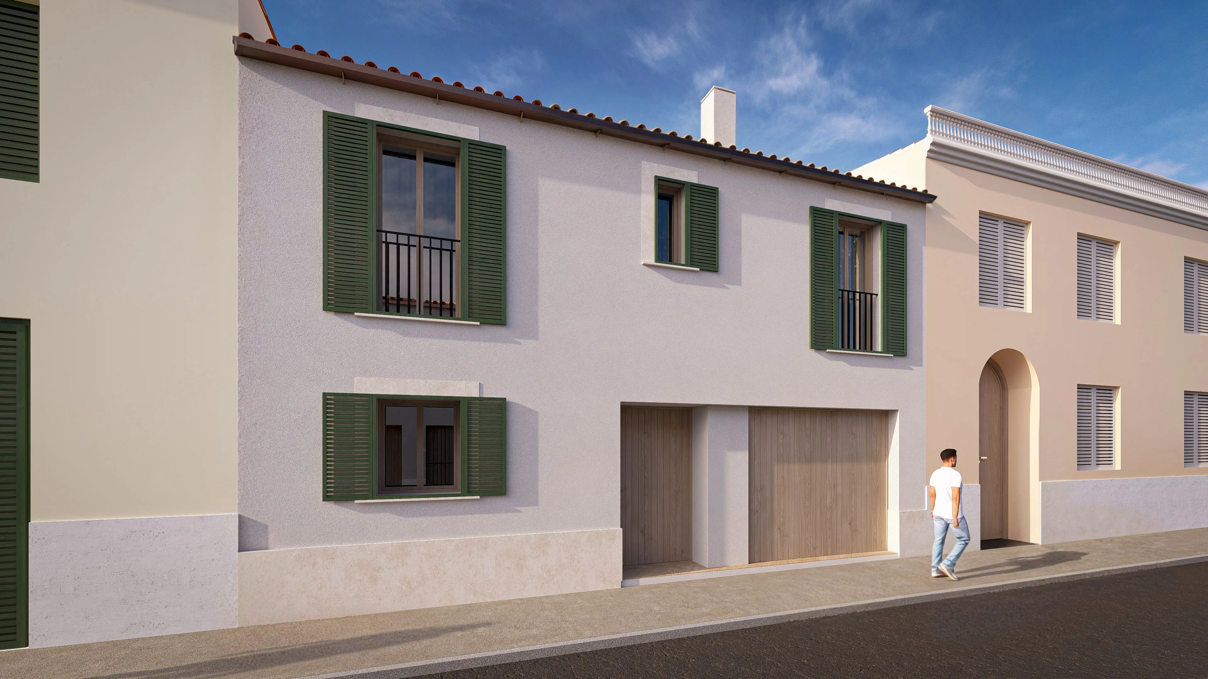 Odnowiona kamienica w centrum Ses Salines-2