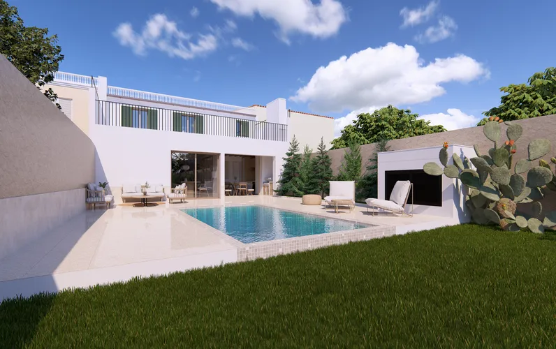 Odnowiona kamienica w centrum Ses Salines