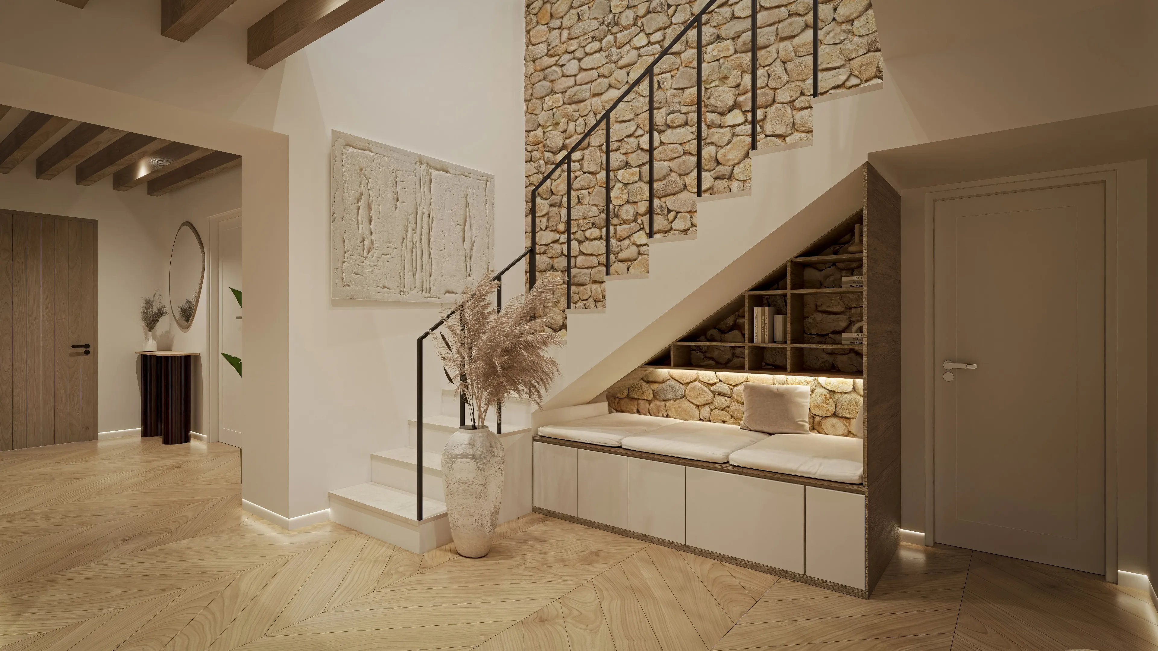 Odnowiona kamienica w centrum Ses Salines-11