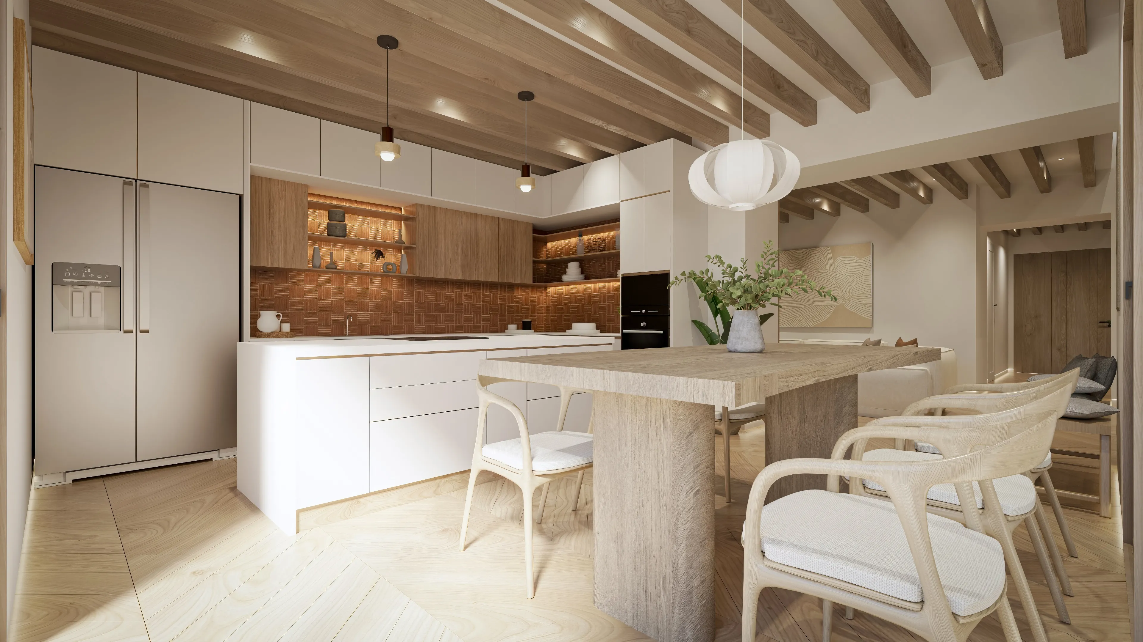 Odnowiona kamienica w centrum Ses Salines-6