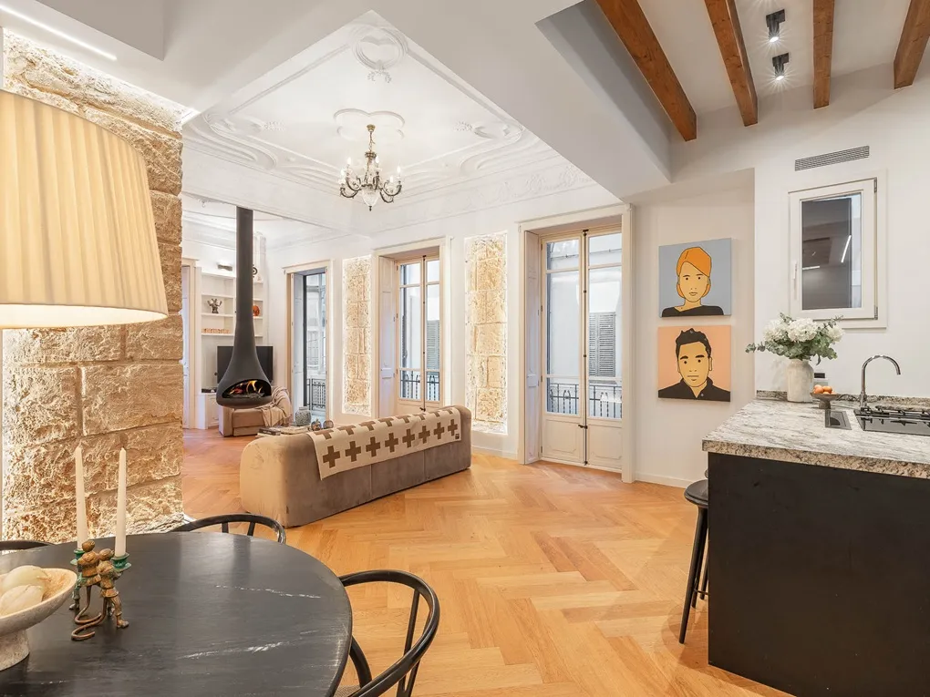 Lluciós pis amb terrat compartit-4