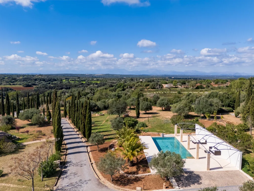 Finca mediterránea con vistas hasta la sierra de Tramuntana cerca de Manacor-3
