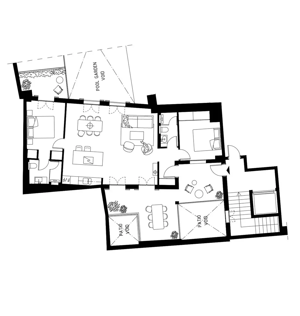 Apartamento elegante con terrazas y piscina comunitaria-20
