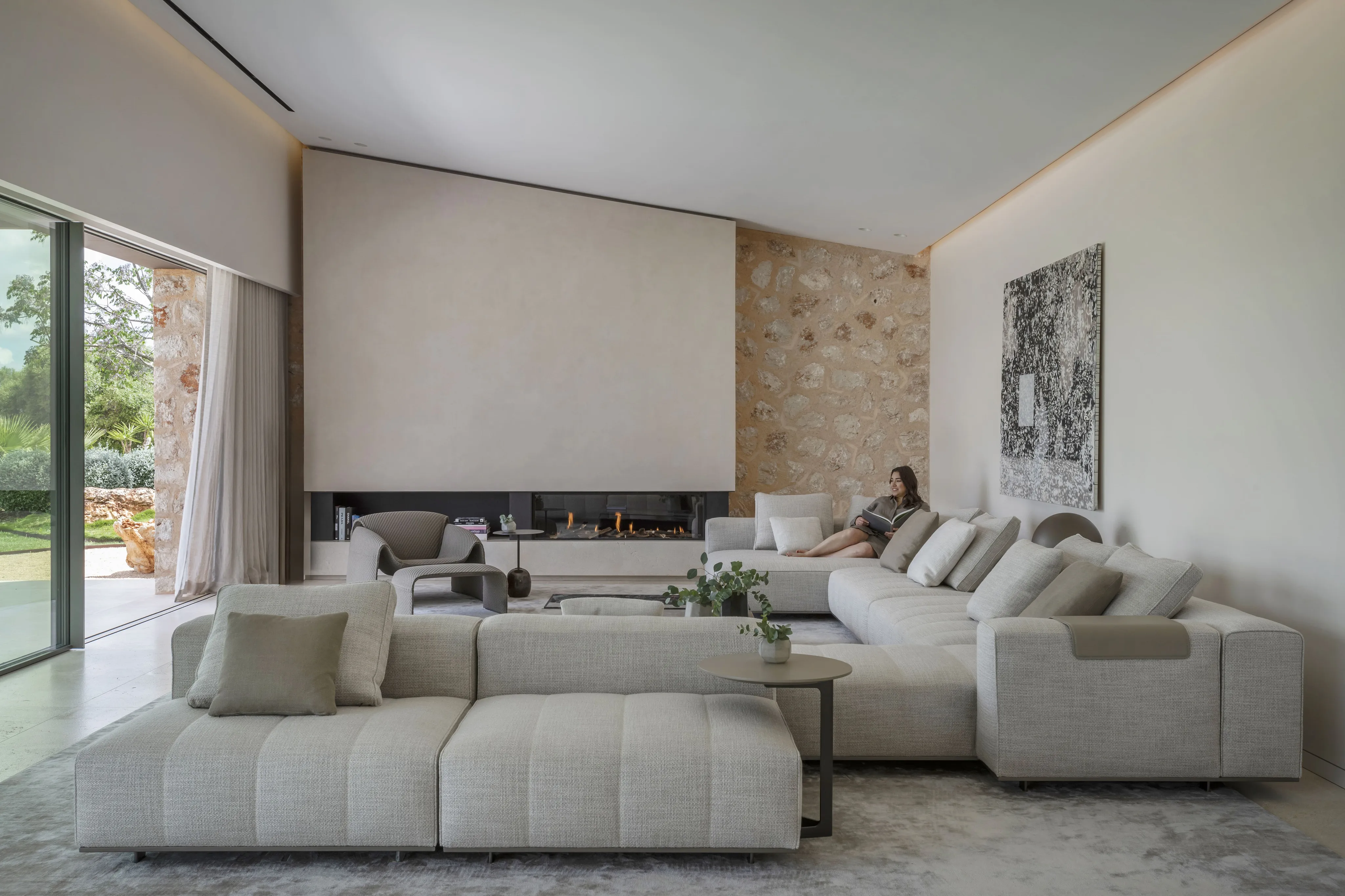 Lussuosa proprietà familiare con vista panoramica sul Tramuntana a Santa Maria-6