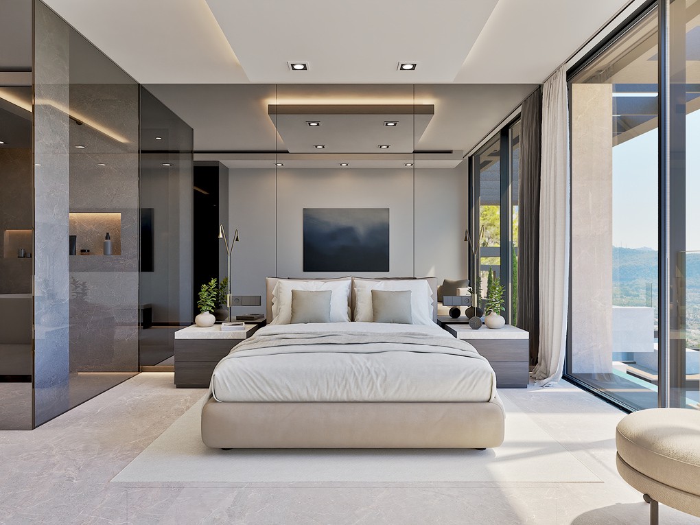 Aurum: villa premium di nuova costruzione con piscina privata a sfioro-11