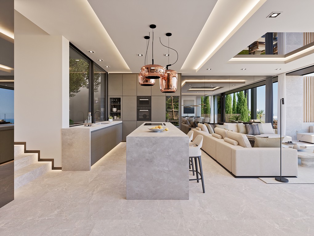 Aurum: villa premium di nuova costruzione con piscina privata a sfioro-8