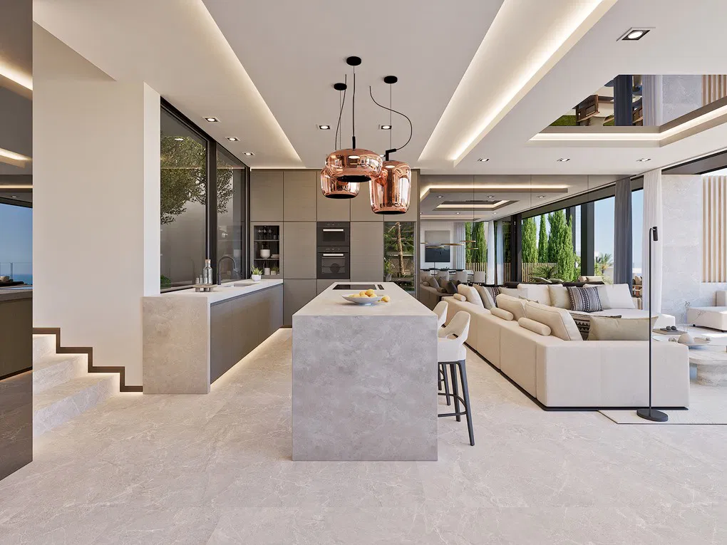 Aurum: villa premium di nuova costruzione con piscina privata a sfioro-8