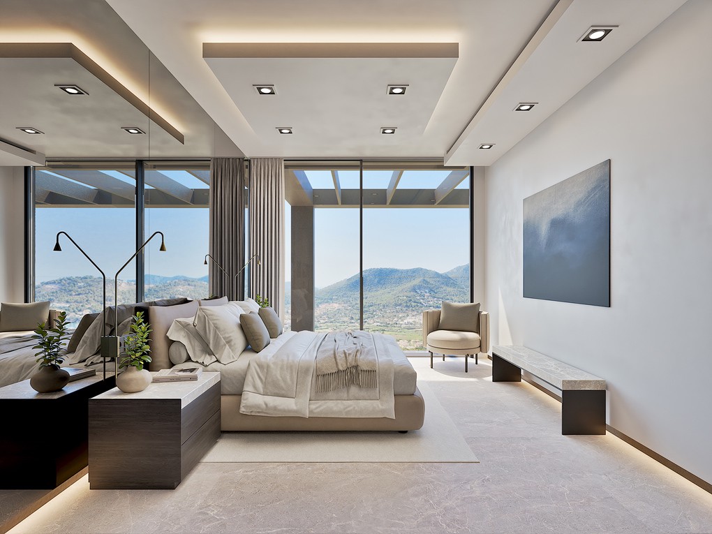 Aurum: villa premium di nuova costruzione con piscina privata a sfioro-9
