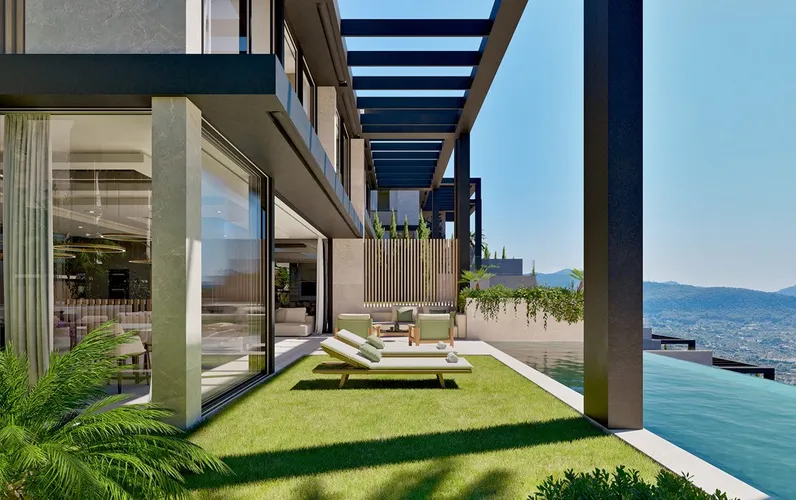 Aurum: villa premium di nuova costruzione con piscina privata a sfioro