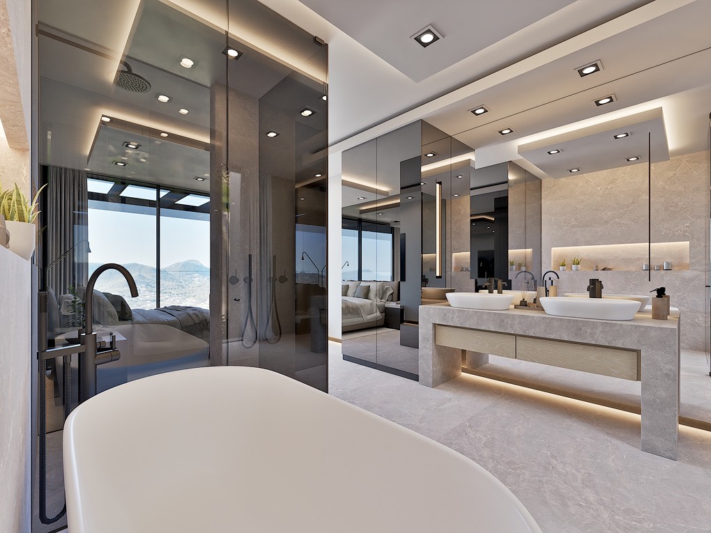 Aurum: villa premium di nuova costruzione con piscina privata a sfioro-13