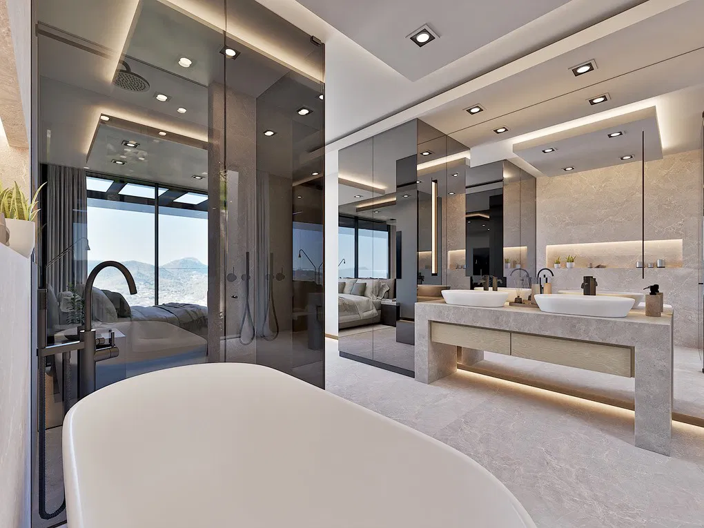 Aurum: villa premium di nuova costruzione con piscina privata a sfioro-13