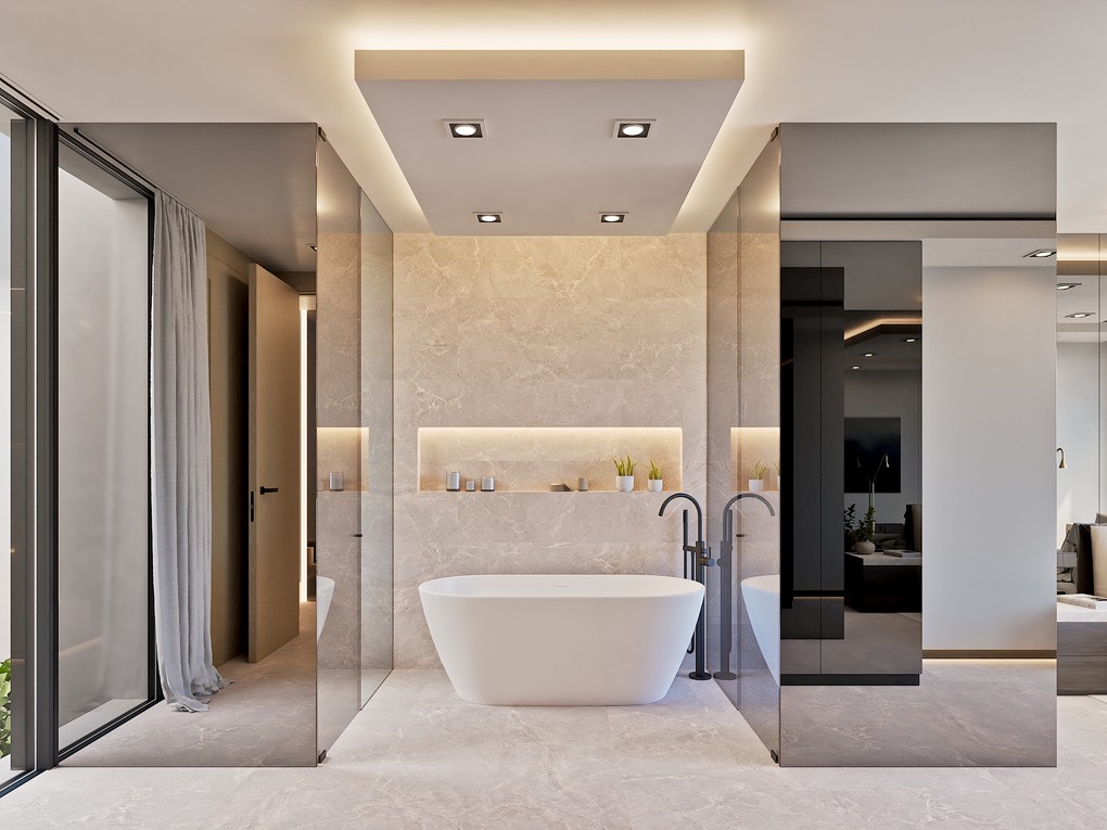 Aurum: villa premium di nuova costruzione con piscina privata a sfioro-12
