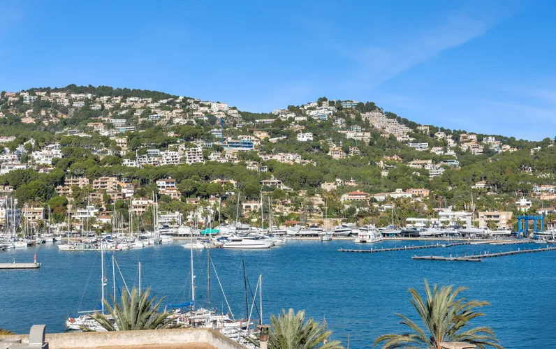 Odnowiony apartament typu penthouse w centralnej lokalizacji portu z panoramicznym widokiem