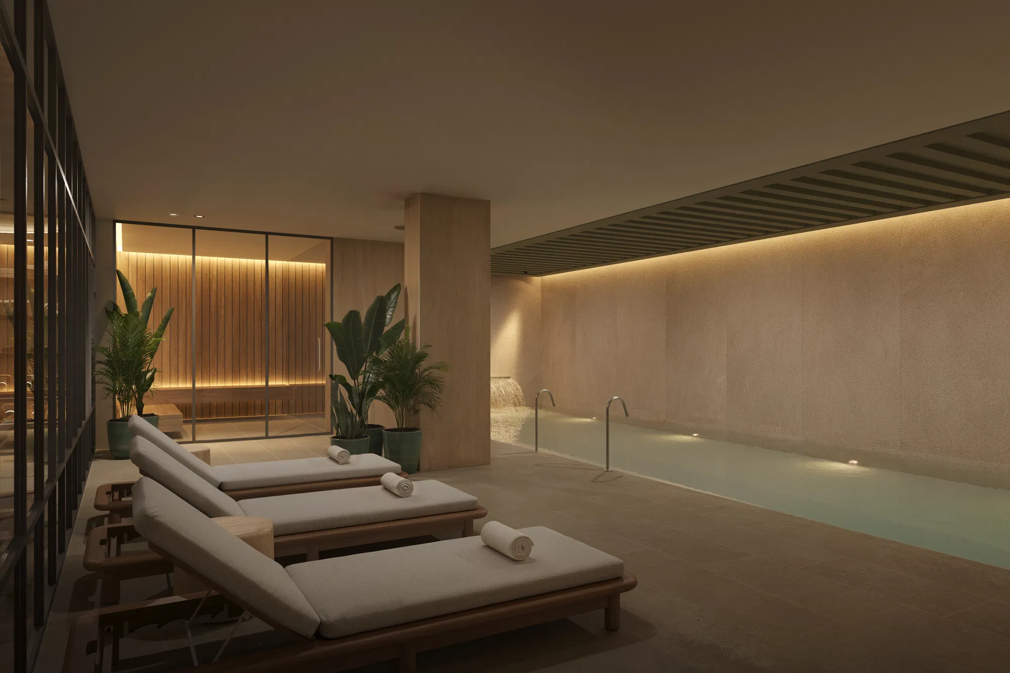 Apartamento moderno en exclusiva urbanización nueva con piscina cubierta en Palma-1