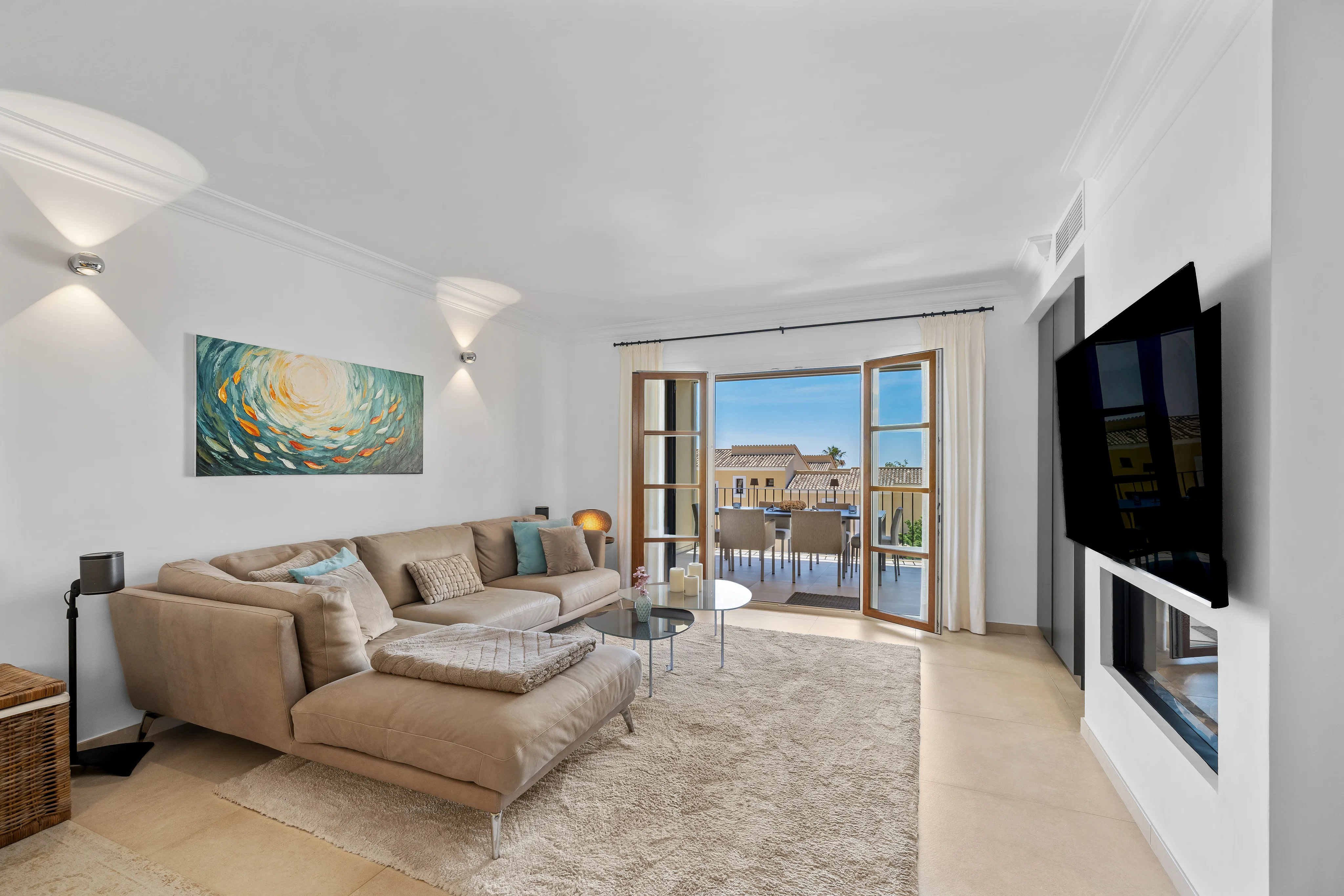 Penthouse med panoramaudsigt direkte ved havet i Nova Santa Ponsa-5