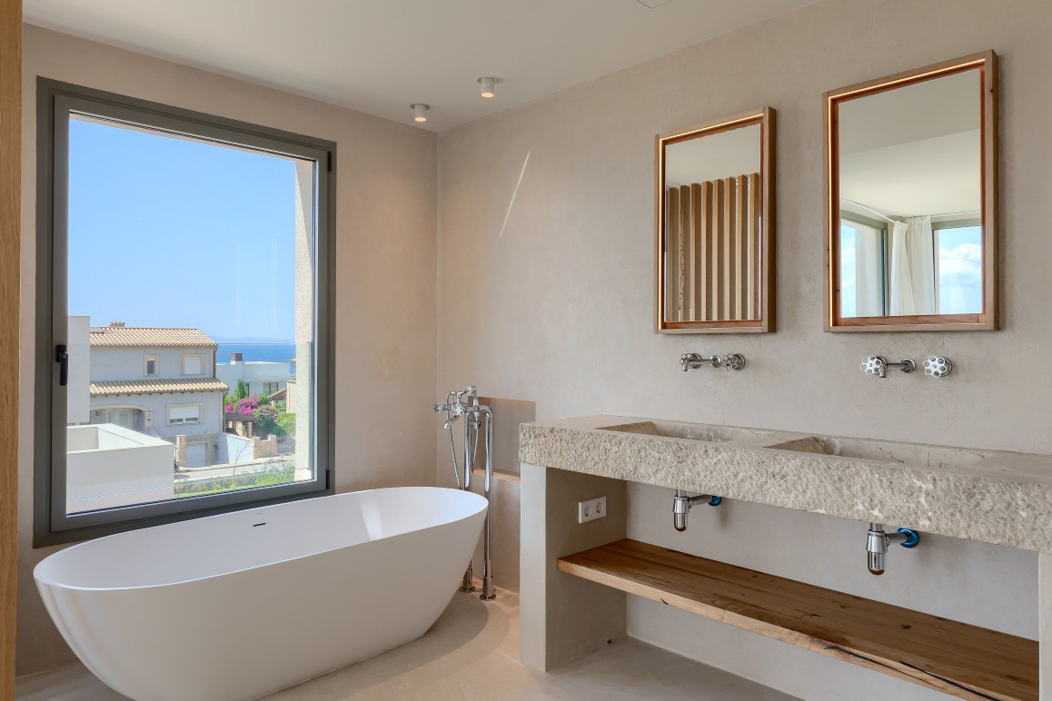 Vila exclusiva de nova construcció a Colònia de Sant Pere: un somni mediterrani amb piscina i vistes al mar.-13