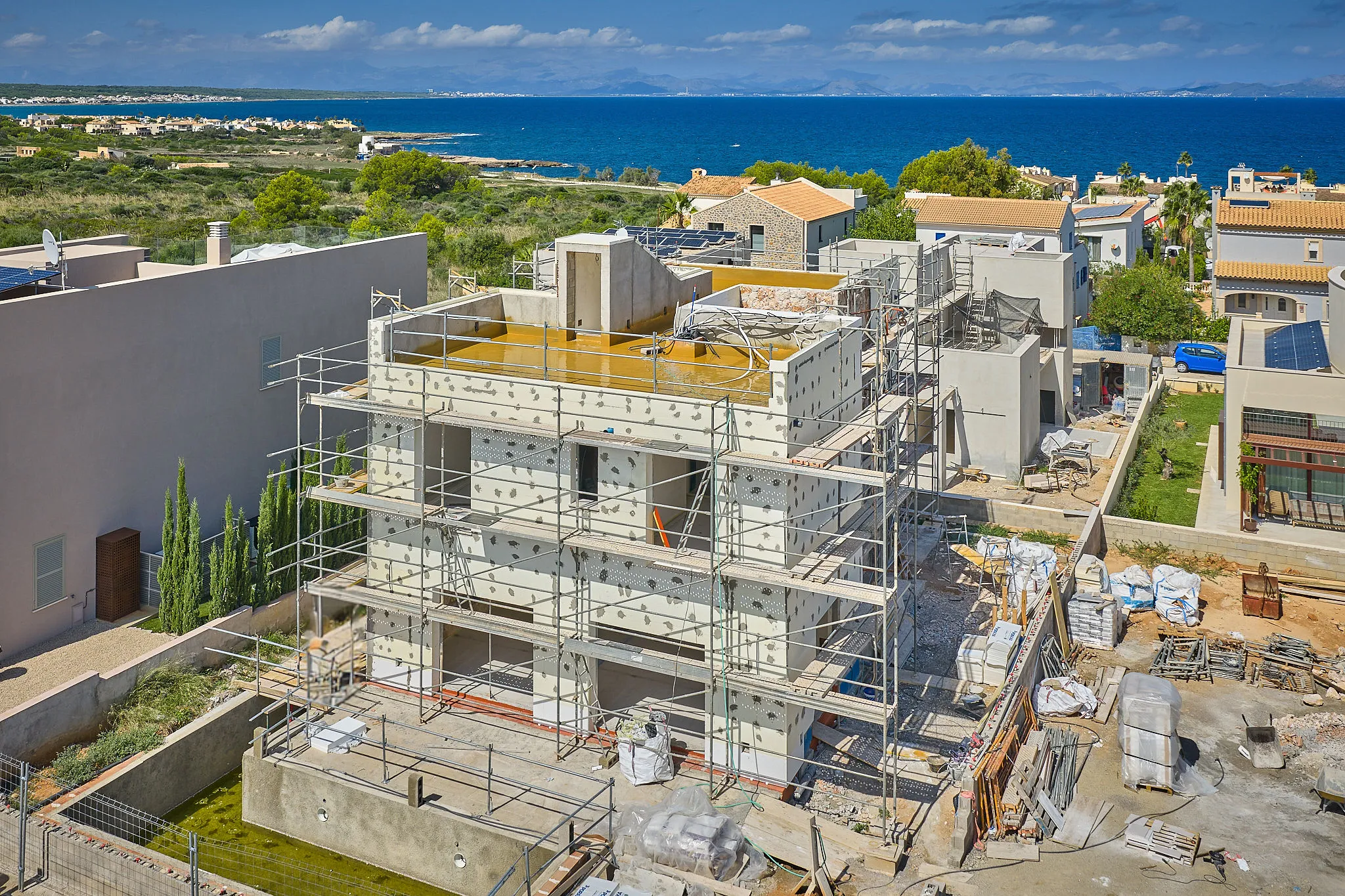 Exclusiva villa de nueva construcción en Colònia de Sant Pere: sueño mediterráneo con piscina y vistas al mar-2