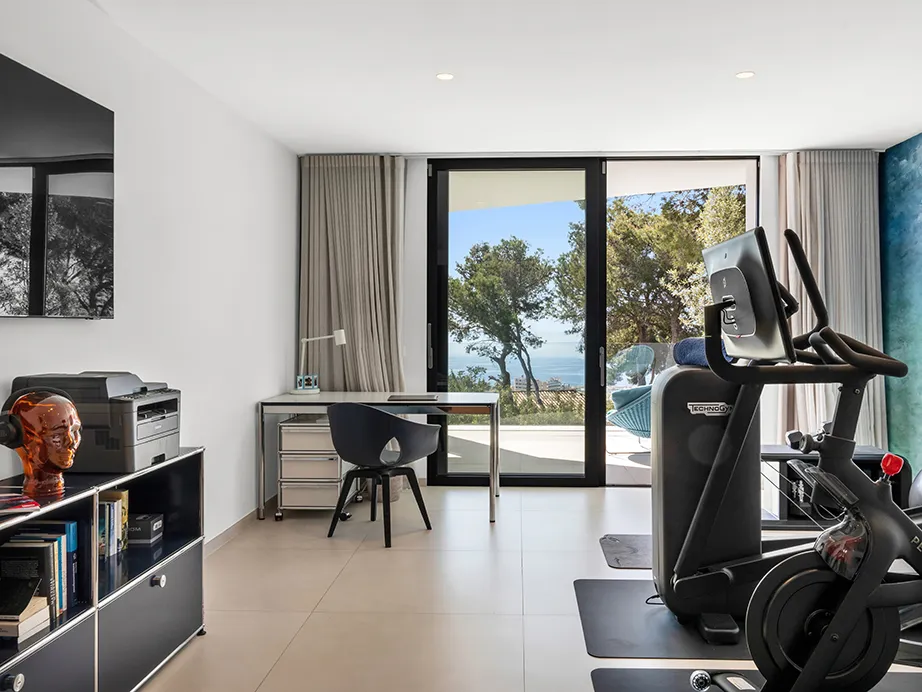 Villa vivace con vista sul mare-14