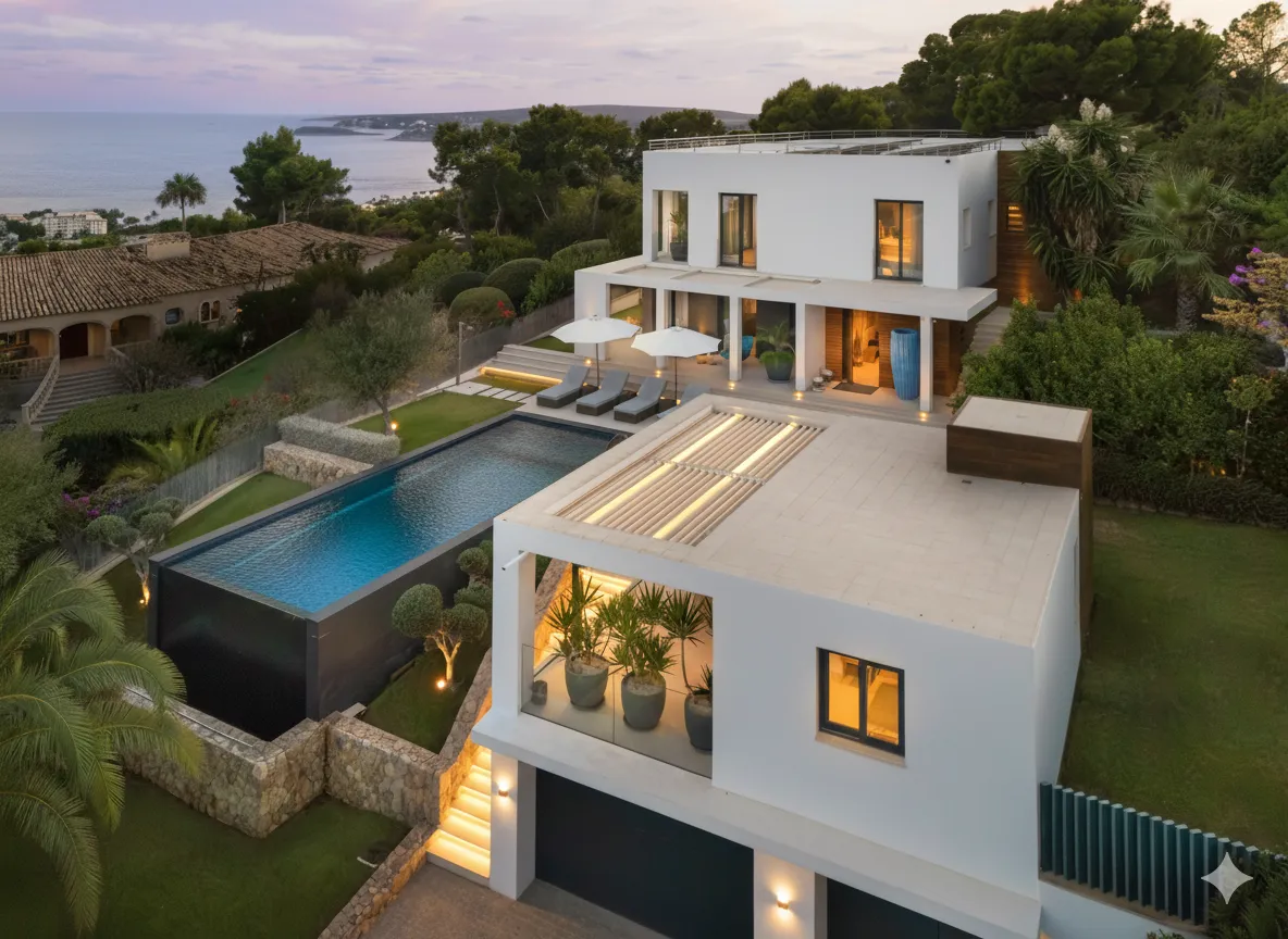 Villa vivace con vista sul mare-30