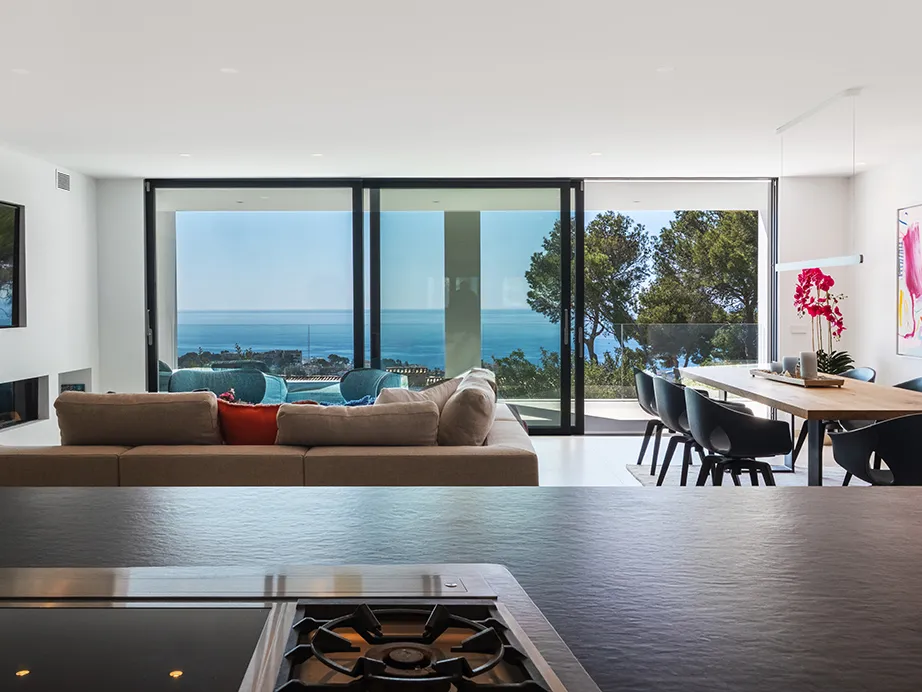 Villa vivace con vista sul mare-5