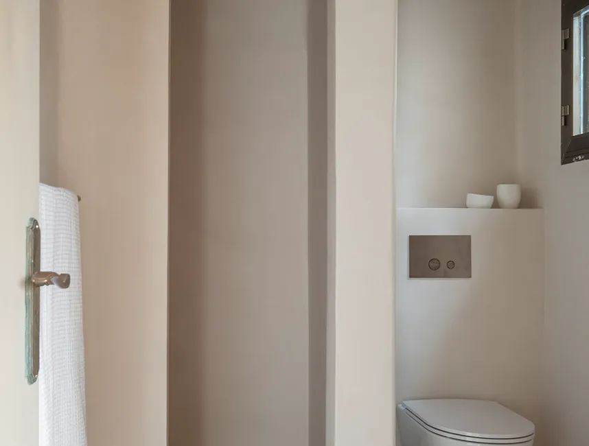 Очаровательная финка у моря с бассейном и видом на закат-19